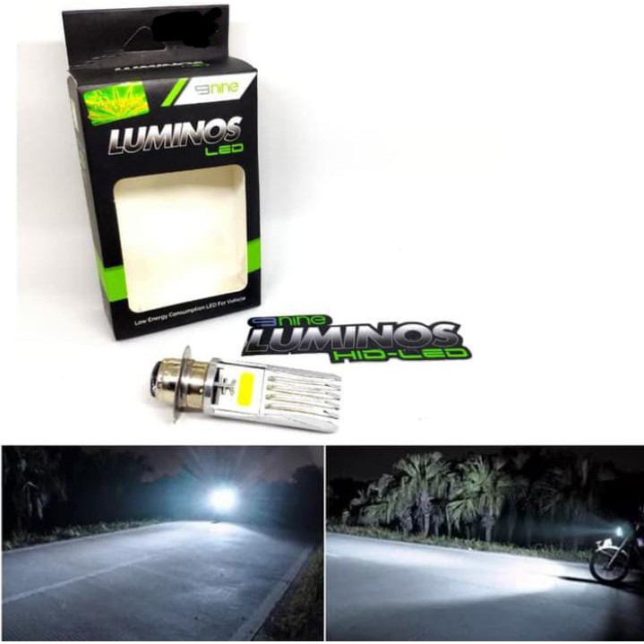 Lampu Motor LED Luminos New Supra Fit, Supra X Helm In, Supra X 125 CW H6 M5 T19 Putih 15W-7