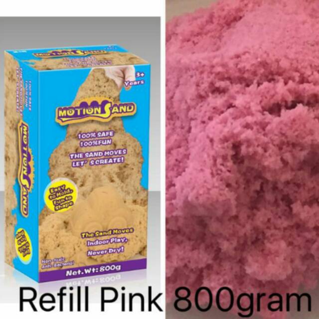 MOTION SAND REFILL PACK COLOUR - PINK 800Gr