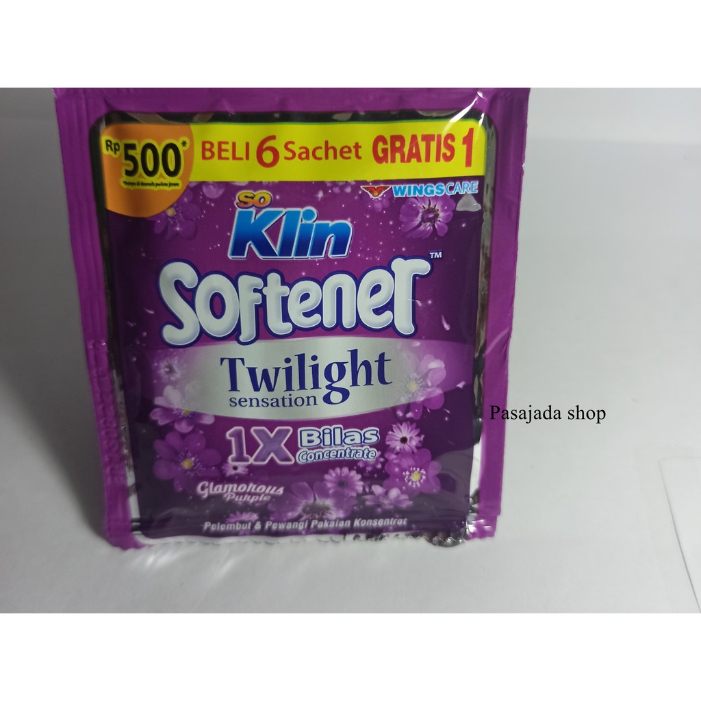 SOKLIN SOFTENER UNGU SACHET SACHET
