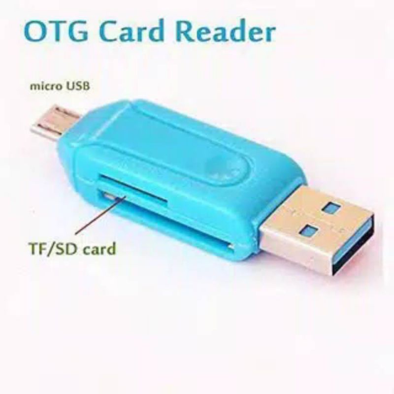 Card reader 2 slot OTG Mini 2in1 MICROSD / SD otg - card reader OTG