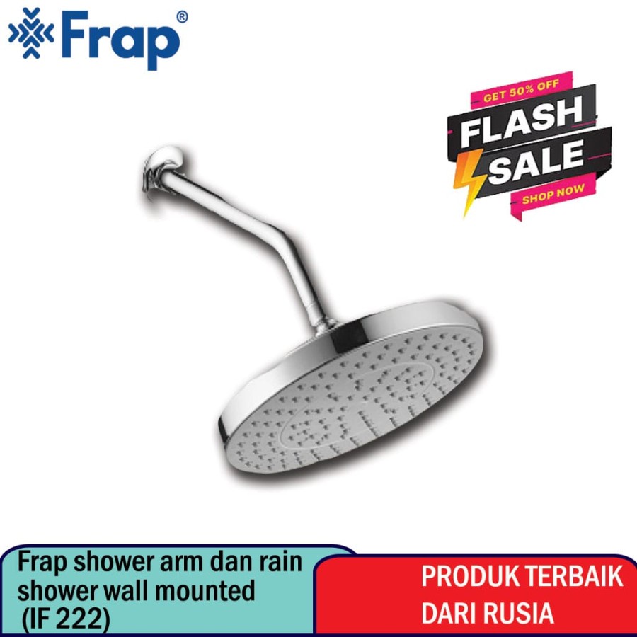 Hot Promo Frap shower arm dan rainshower wall - mounted IF 222