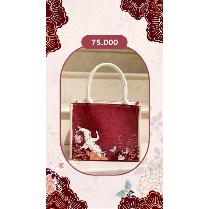 

BISA BAYAR DITEMPAT CNY Hampers - Tas Souvenir Goodie Bag - Imlek Bag hampers BERKUALITAS Kode 1016