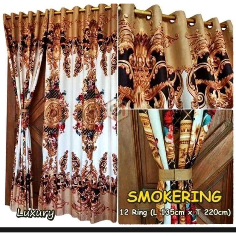 GORDEN SMOKRING 12 RING GORDEN PINTU GORDEN MOTIF SULTAN PERLENGKAPAN RUMAH