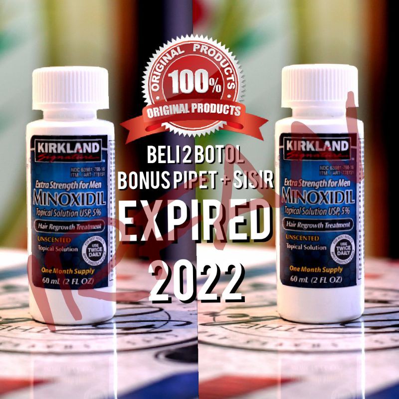 MINOXIDIL KIRKLAND MADE IN ISRAEL PENUMBUH RAMBUT | Shopee