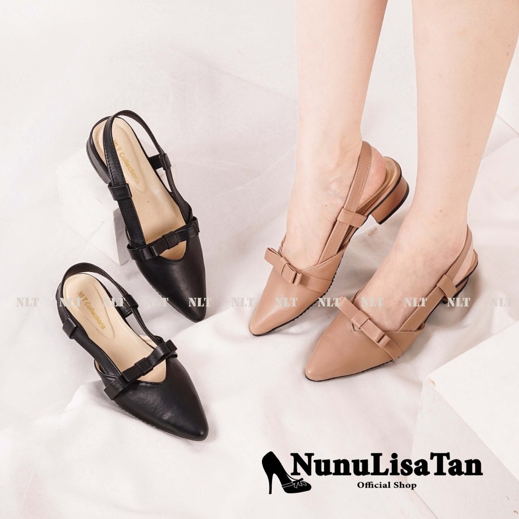 NunuLisaTan - bayar ditempat heels Wanita terbaru heels LANCIP 3 cm