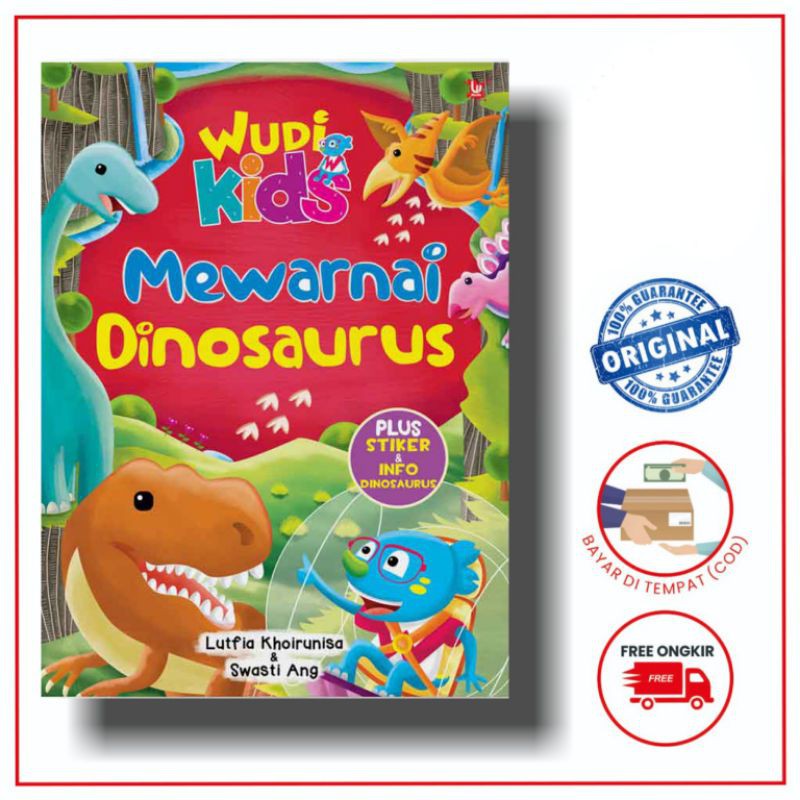 Wudi Kids Mewarnai Dinosaurus