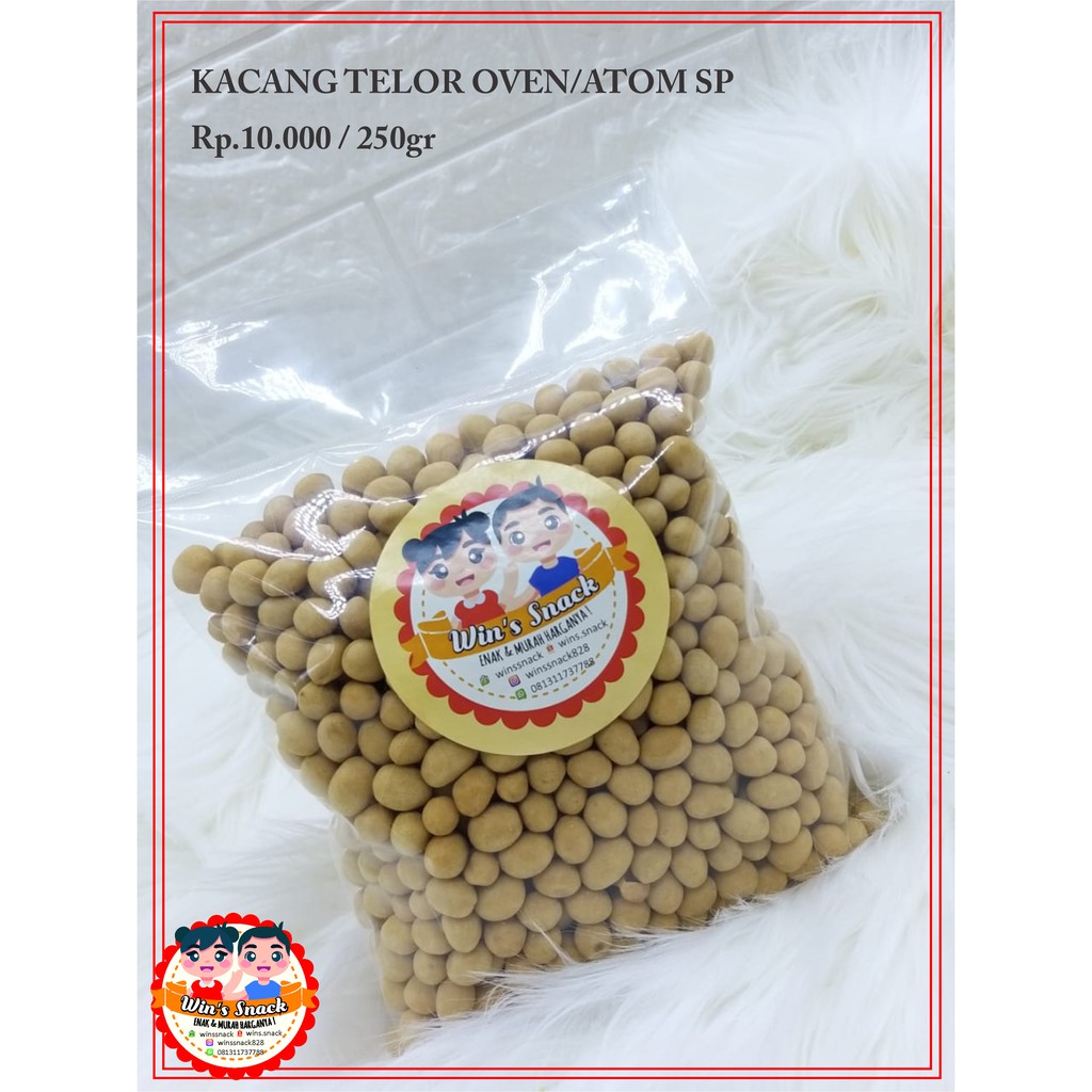 

KACANG TELOR OVEN/ ATOM SP 250gr