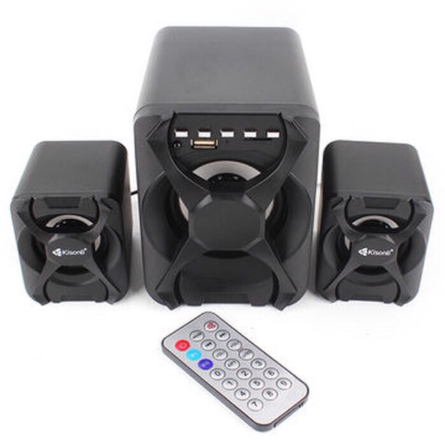 SPEAKER SUB WOOFER KISONLI U2500BT / U-2500BT / U2500 WIRELESS / BLUETOOTH BONUS REMOTE CONTROL