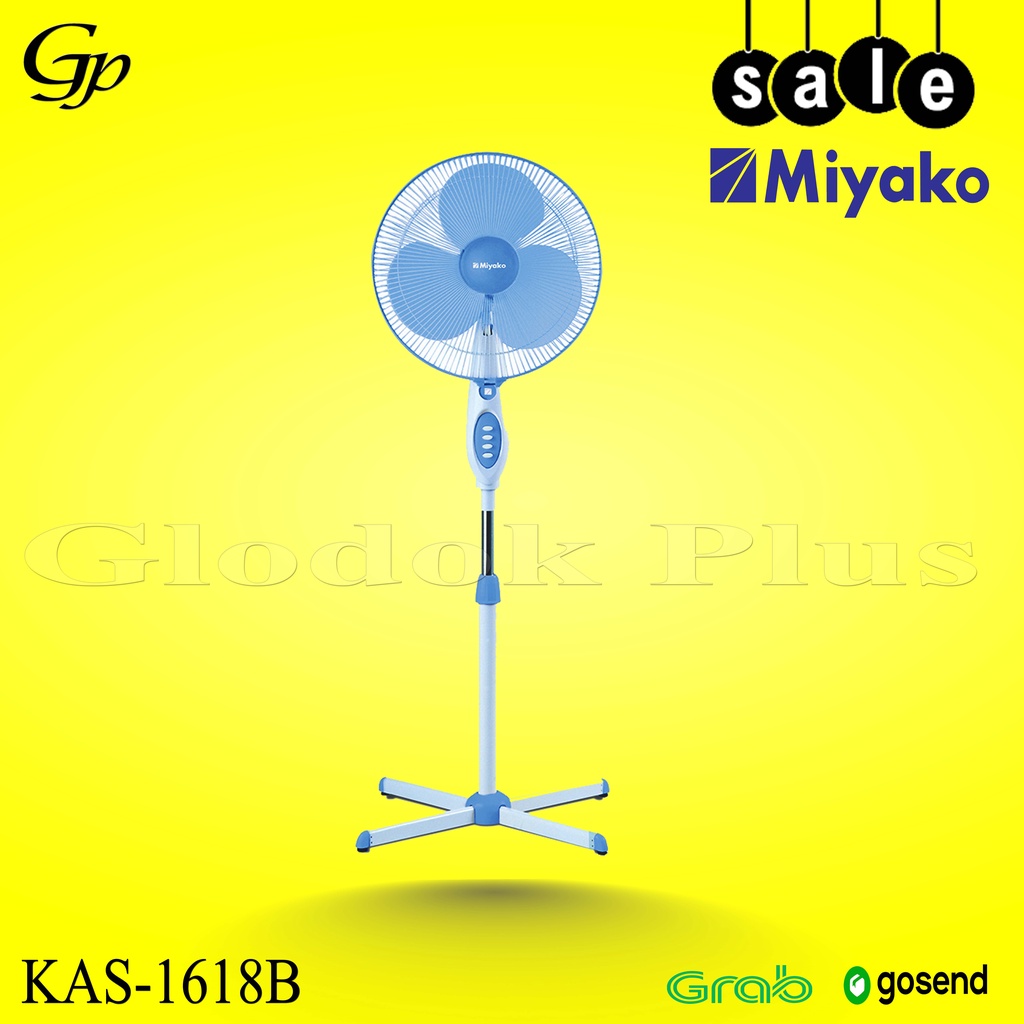 Miyako kas1618b pl Kipas angin berdiri KAS 1618B stand fan 16&quot; kas1618 b 1618 16 inch