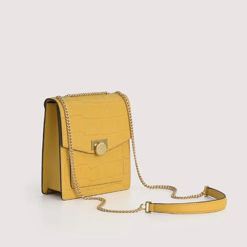 6.6 SALE | PDRO Croc-Effect Leather Shoulder Bag