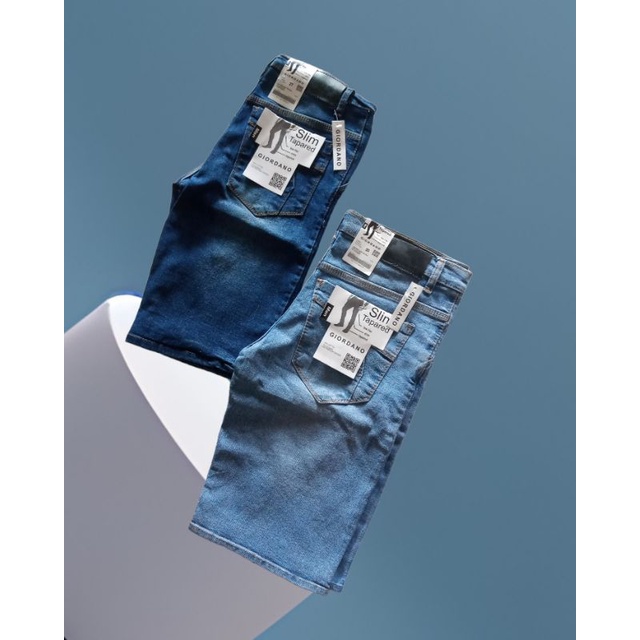 celana jeans pendek ponggol denim
