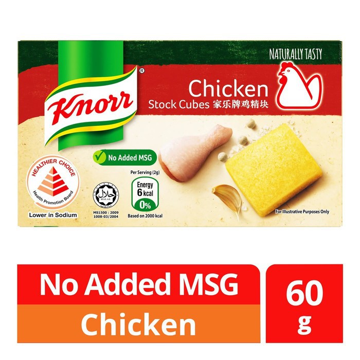 

Spesial - Knorr Chicken Cubes No Msg Stock Kaldu Ayam Pati