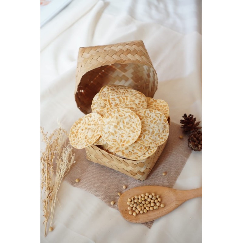 

Keripik Tempe Dalaris 2Pcs @500Gr Cemilan Enak Kerupuk Tempeh