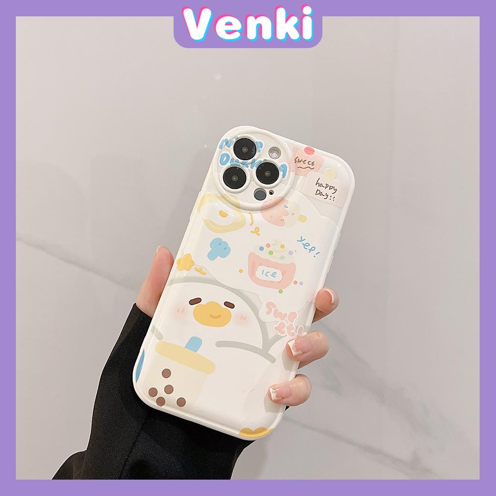 iPhone Case TPU Silicone Soft Case Airbag Shockproof Protection Camera Cute Cartoon Duck Compatible For iPhone 11 Pro Max 13 Pro Max 12 Pro Max 7Plus xr XS Max