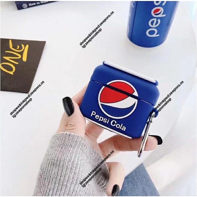 case airpods simple drinks sprite coke pepsi softcase minuman cola