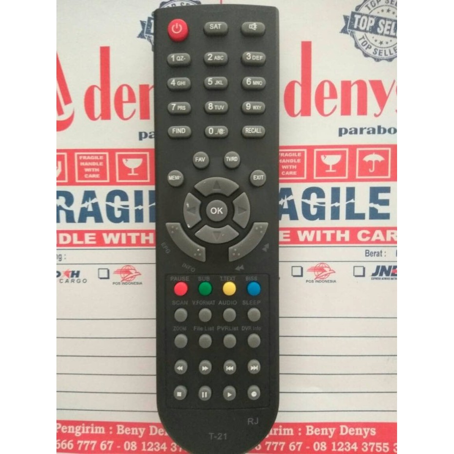 Remot Receiver Parabola Tanaka New Jurasic Samurai Sakura Technosat