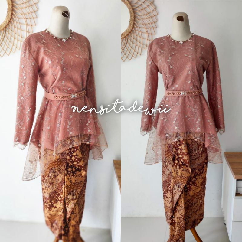 Kebaya Brukat / Kebaya Model New Lesti - Full Furing