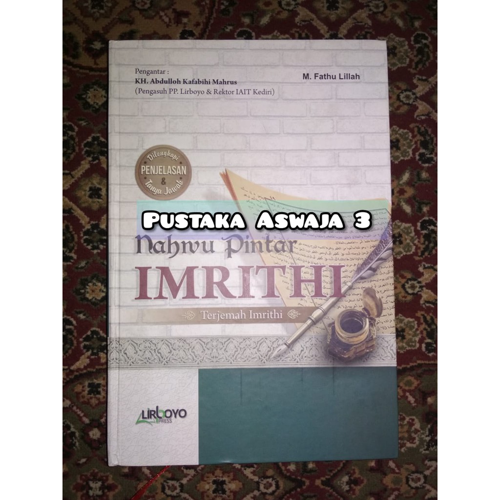 NAHWU PINTAR  IMRITI Buku Makna Pesantren dan Kitab Terjemah Kajian Analisis Lirboyo Kediri