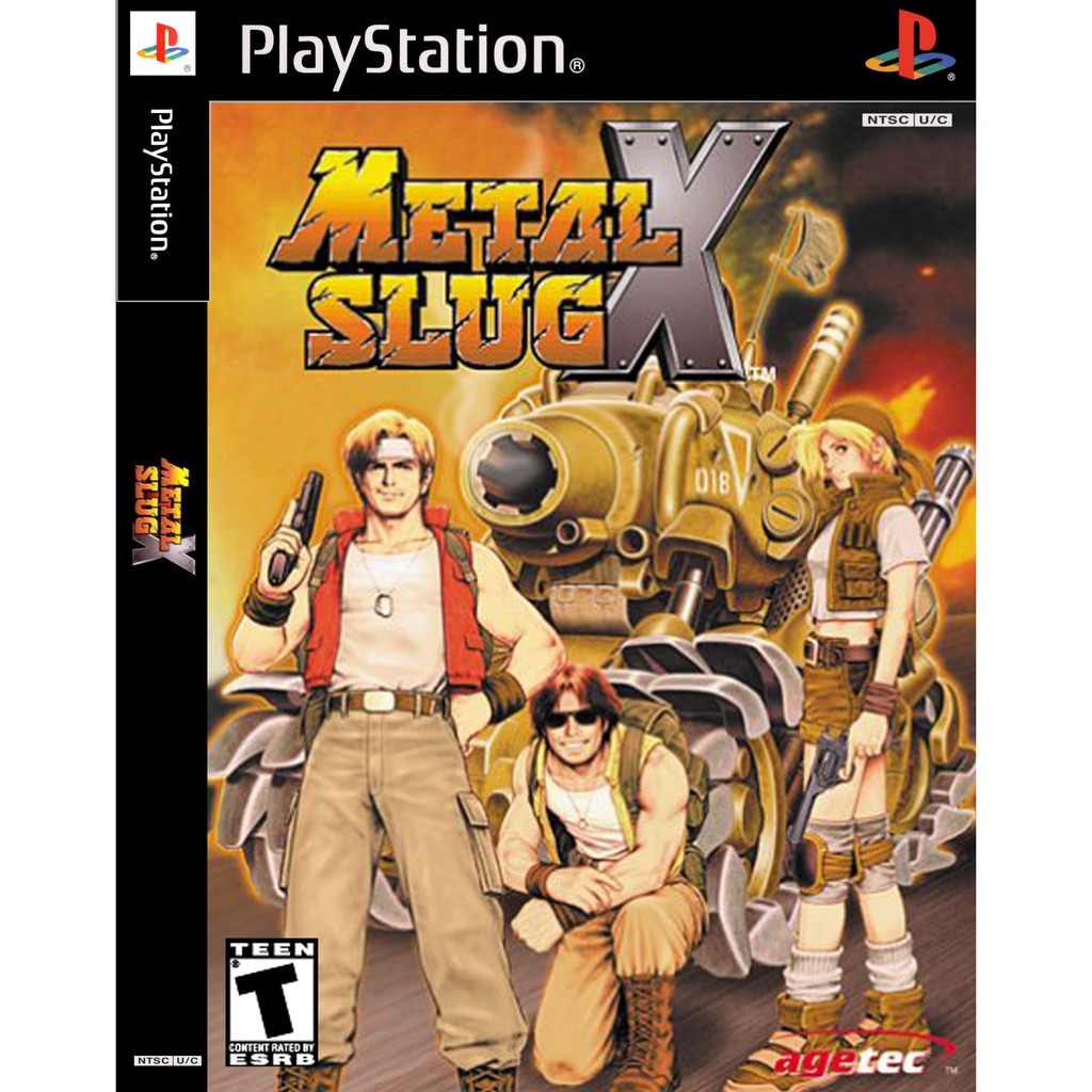 KASET CD GAME PS1: METAL SLUG X