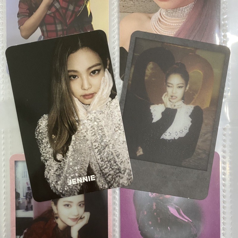 BLACKPINK JENNIE SQUARE UP KILL THIS LOVE KTL PHOTOCARD PC