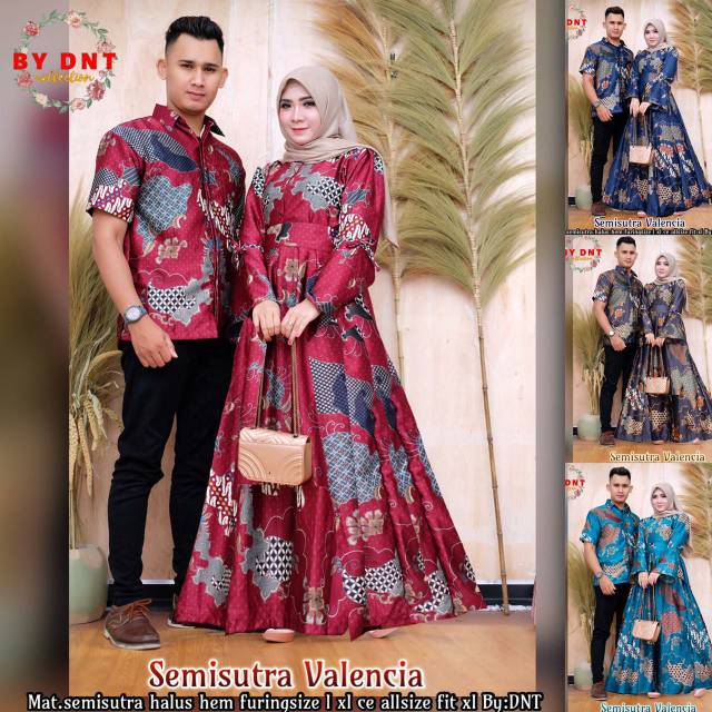 COUPLE GAMIS SEMI SUTRAMAURA COUPLE CP SEMI SUTRA BAJU COUPLE PASANGAN COUPLE GAMIS MURAH COUPLE SM