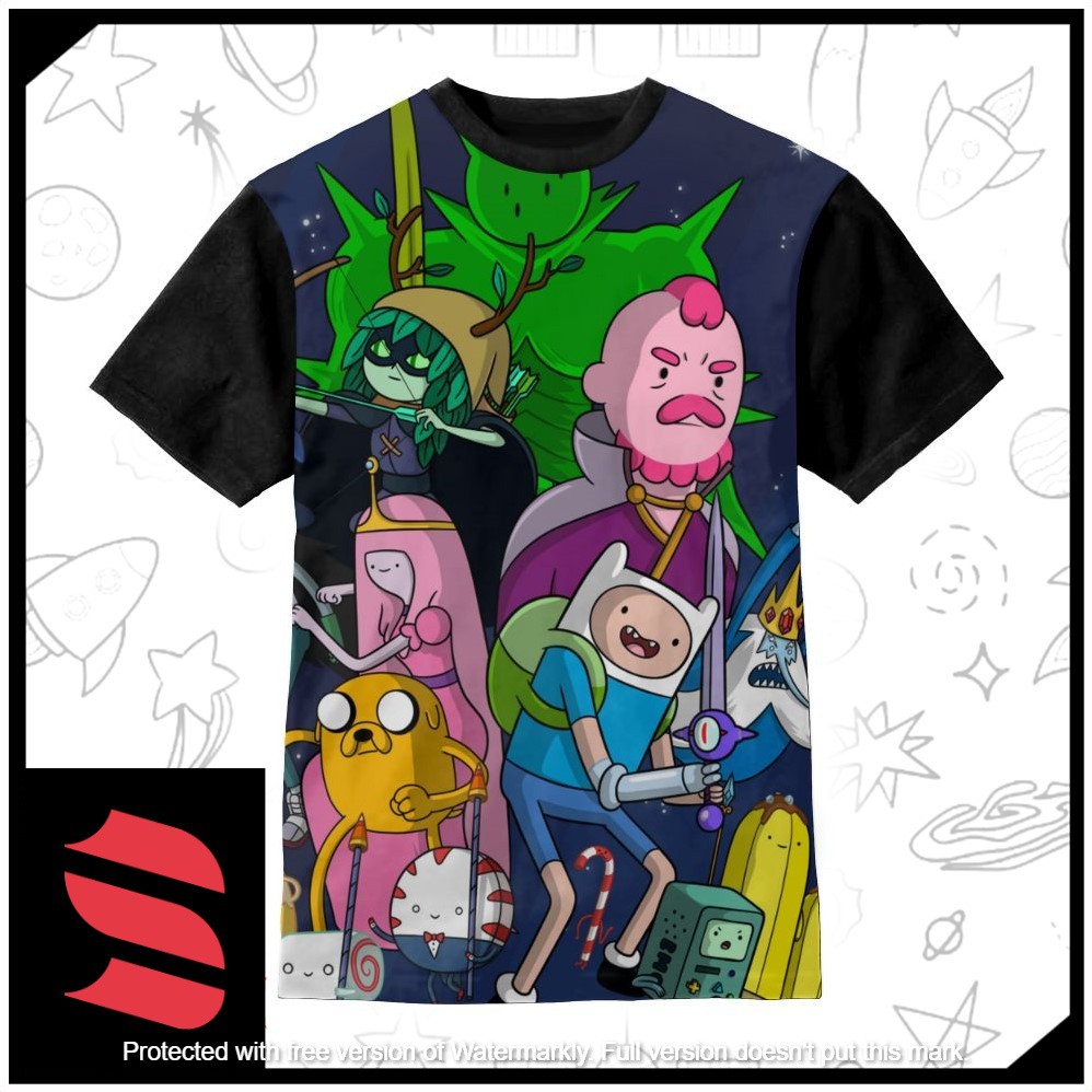 Baju Kaos Anak Adventure Time T Shirt Games