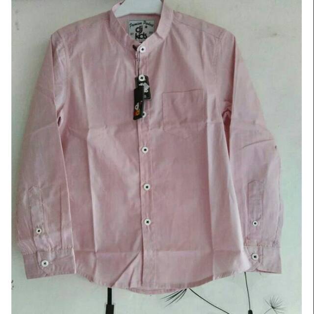 Kemeja garis garis anak laki junior