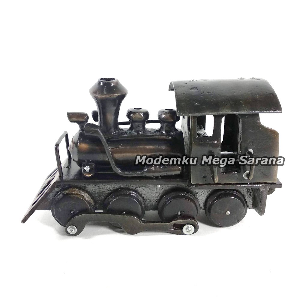 Miniatur Diecast Lokomotif Kereta dari Logam Besi - 21x8x13 cm