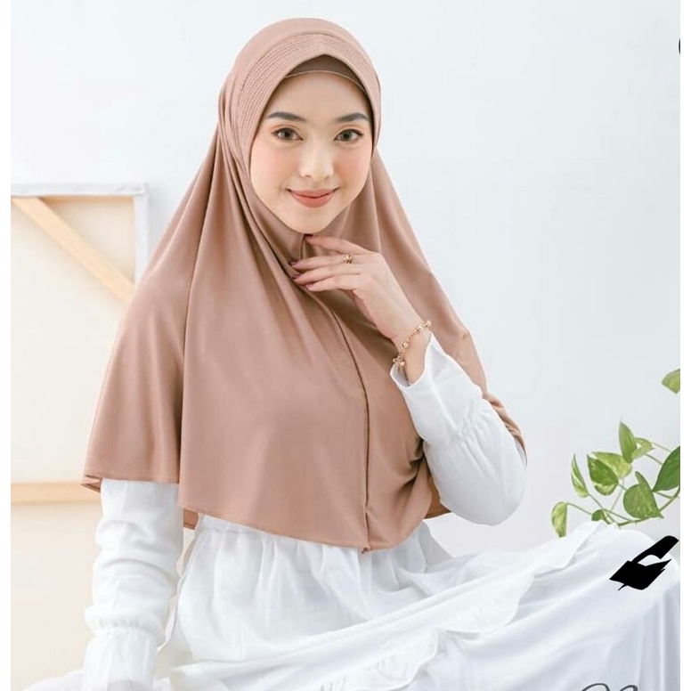 JILBAB BERGO HAMIDAH SPANDEX JERSEY PREMIUM/HIJAB BERGO HAMIDAH SPANDEX JERSEY-3