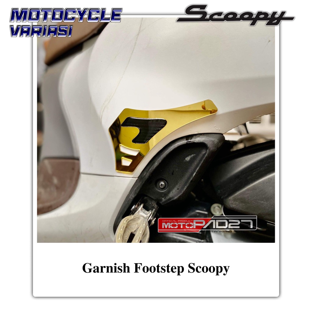 Garnish Footstep Scoopy Garnis Pijakan Kaki Scoopy