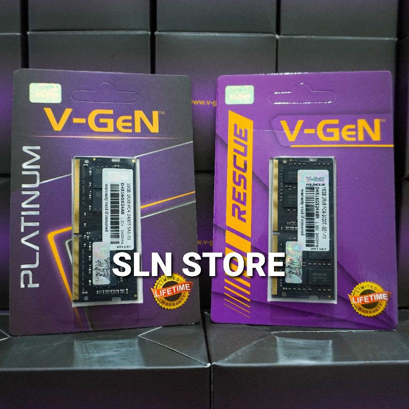 SODIMM DDR4 4GB 8GB 16GB PC-19200 2400MHz V-GeN PLATINUM RESCUE RAM LAPTOP VGEN