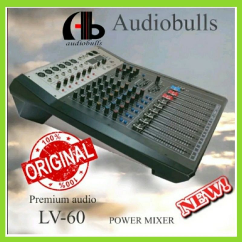 Power Mixer Audio AB Audiobulls Lv60 PREMIUM QUALITY Original