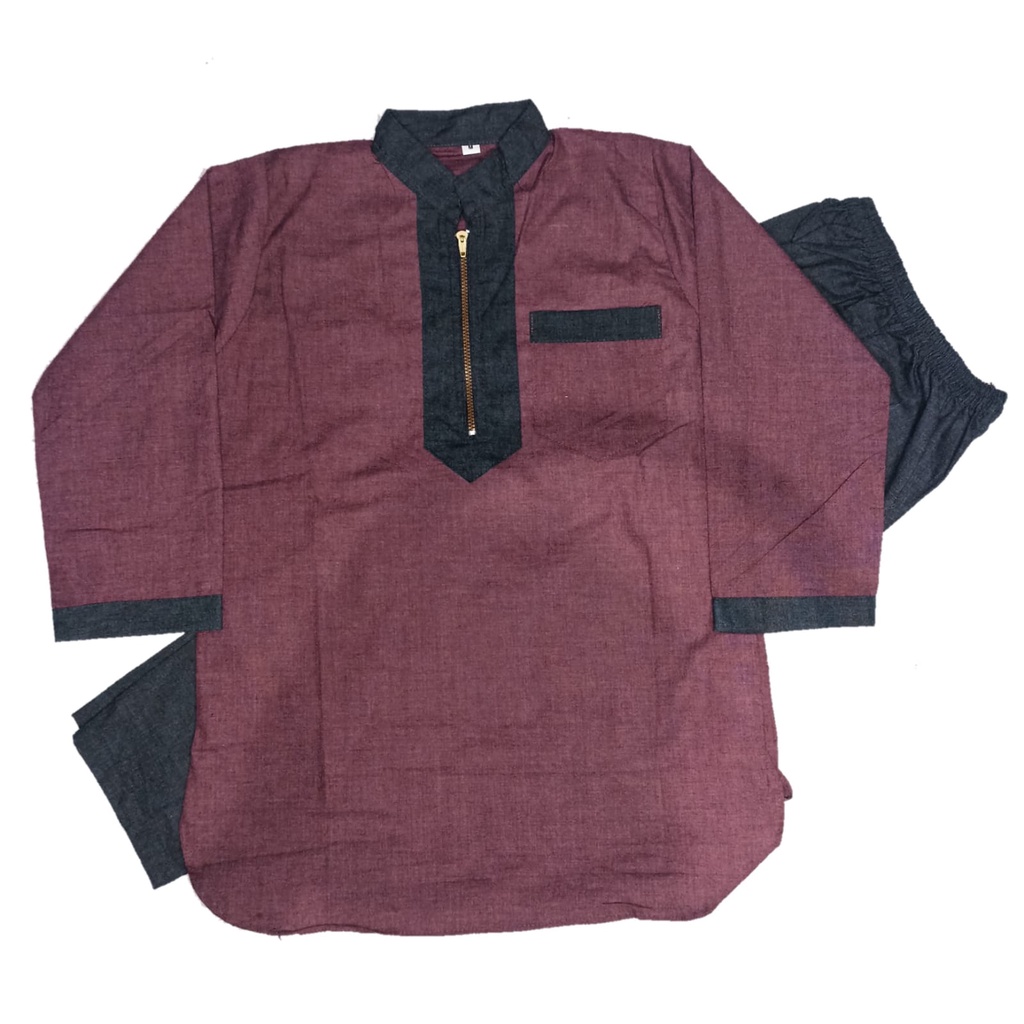 BAJU KOKO ANAK SETELAN KOKO ANAK KOMBINASI BAHAN KATUN ADEM USIA 4-8TAHUN