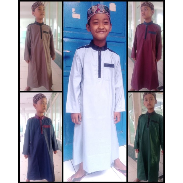 Gamis Jubah Anak Model Terkini || Gamis Jubah Anak Usia 3-14 Tahun