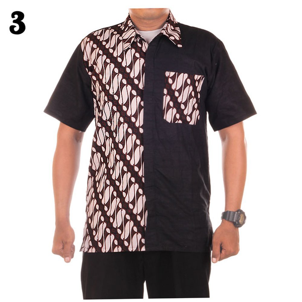 Kemeja Hem Batik Katun Mas Aji Seri B