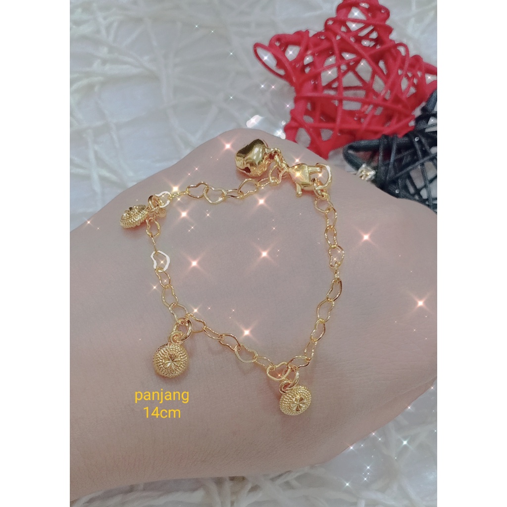 TERMURAH GELANG RANTAI ANAK FASHION ANTI KARAT