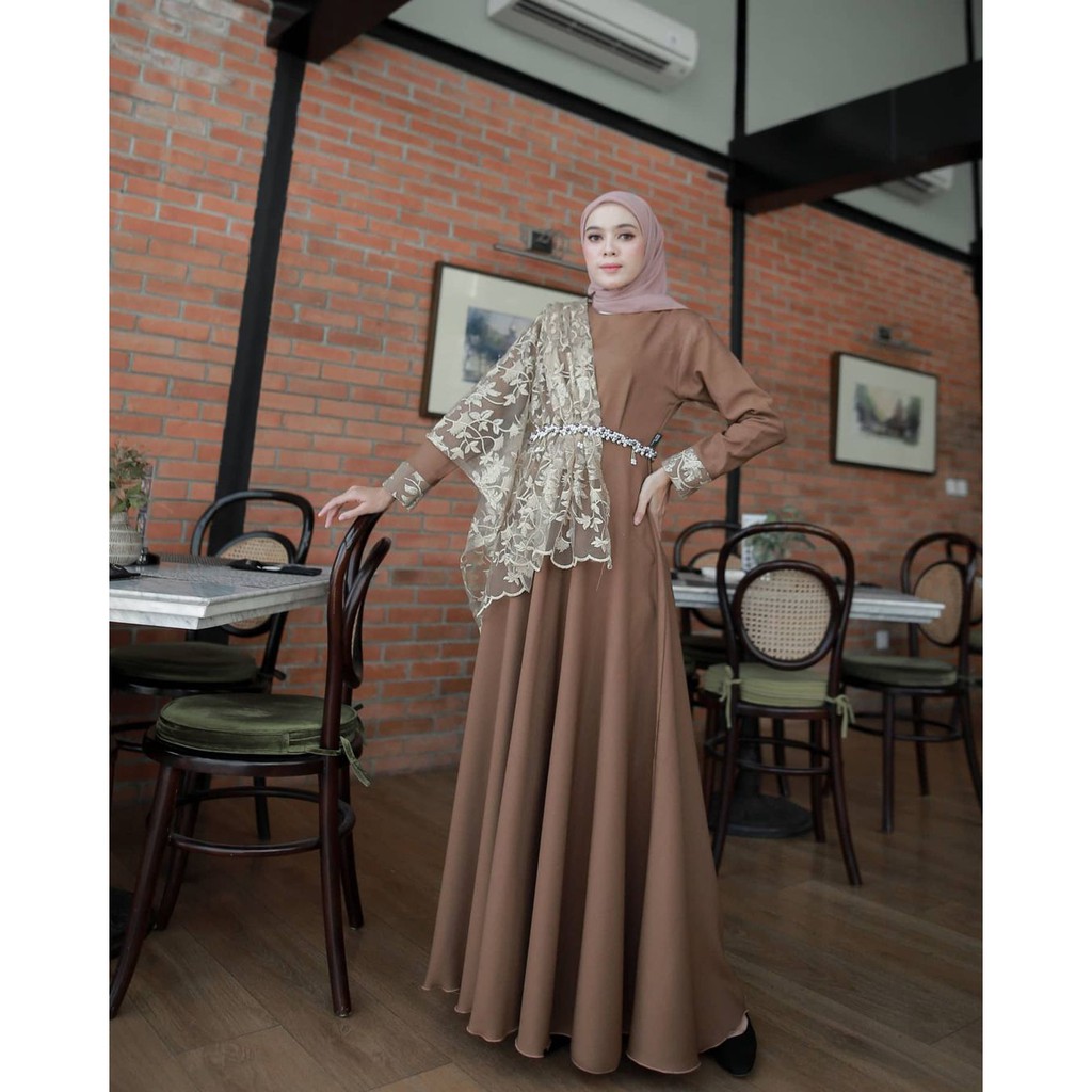 kanesha dress // dress maxi wanita // maulida09