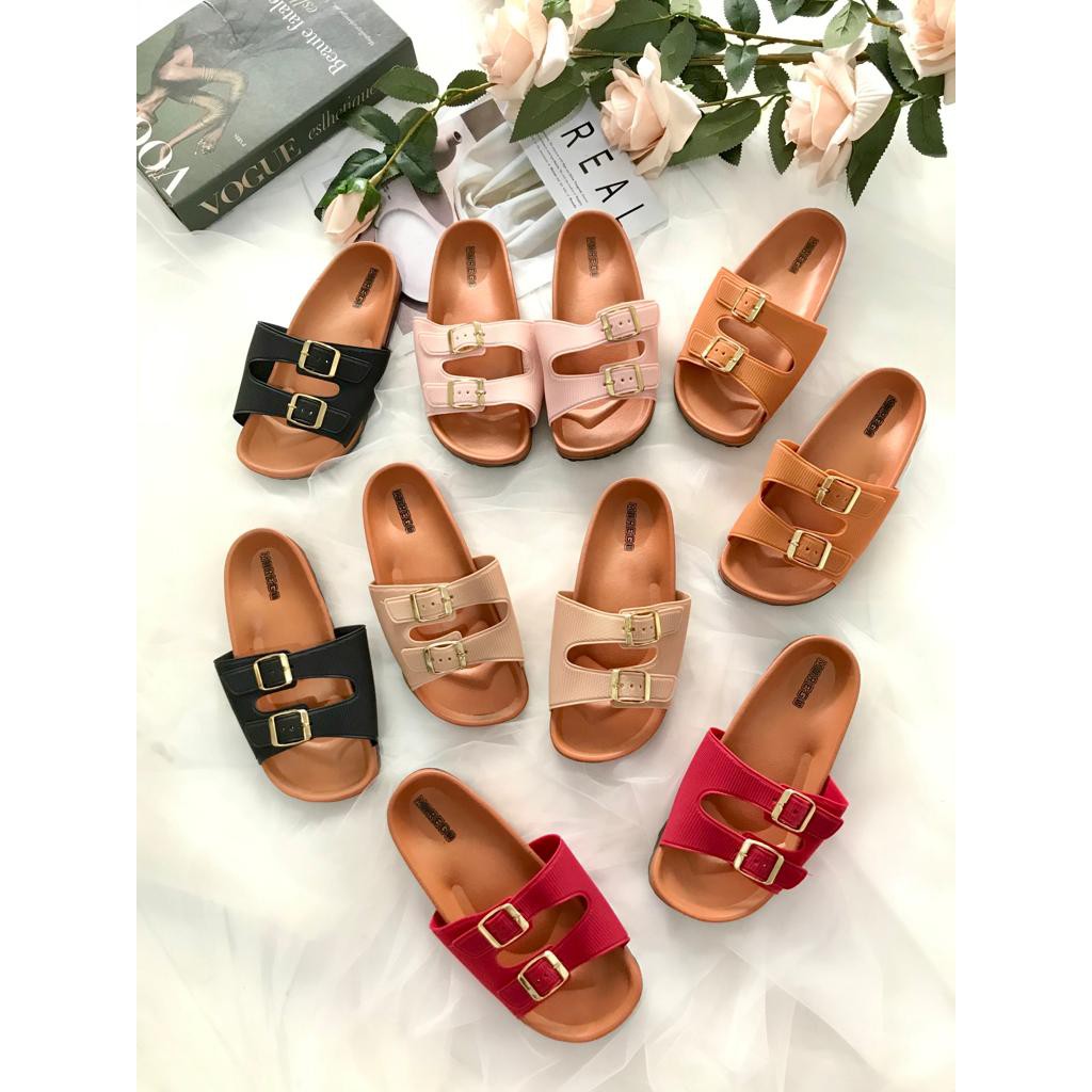 SANDAL SLOP BAN DUA GESPER GOLD MOREGO 8051-1 Dan Mokaya 8038-1A
