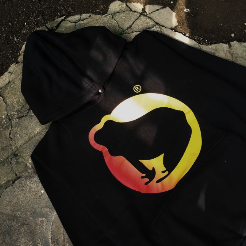 Hoodie Frogstone black