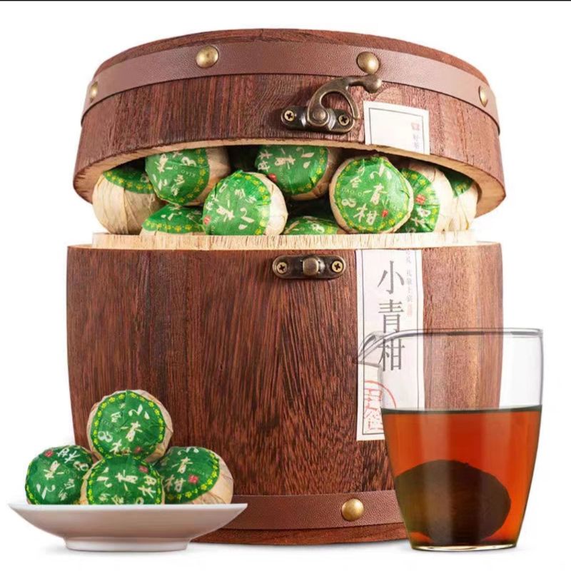 

XIAO QING GAN 小青柑 CHINESE TEA PU ER CHA TEH HERBAL PUER KULIT JERUK.