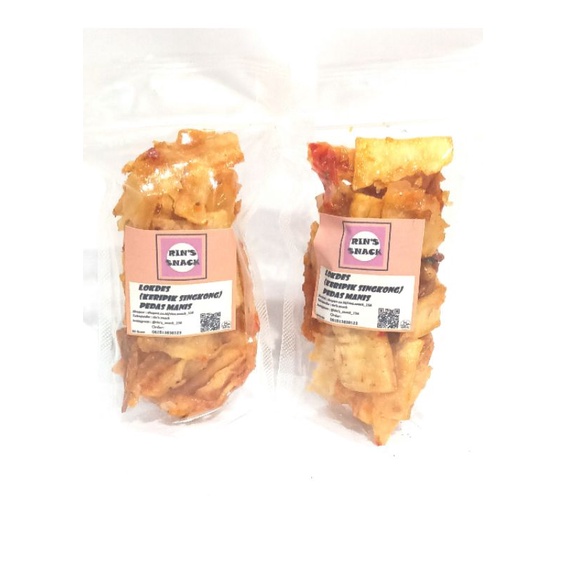 

keripik singkong pedas manis (LOKDES) empuk gurih