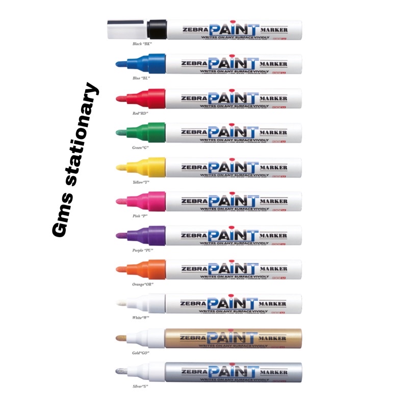 

SPIDOL ZEBRA PAINT MARKER ORIGINAL berbagai macam pilihan warna cepat kering