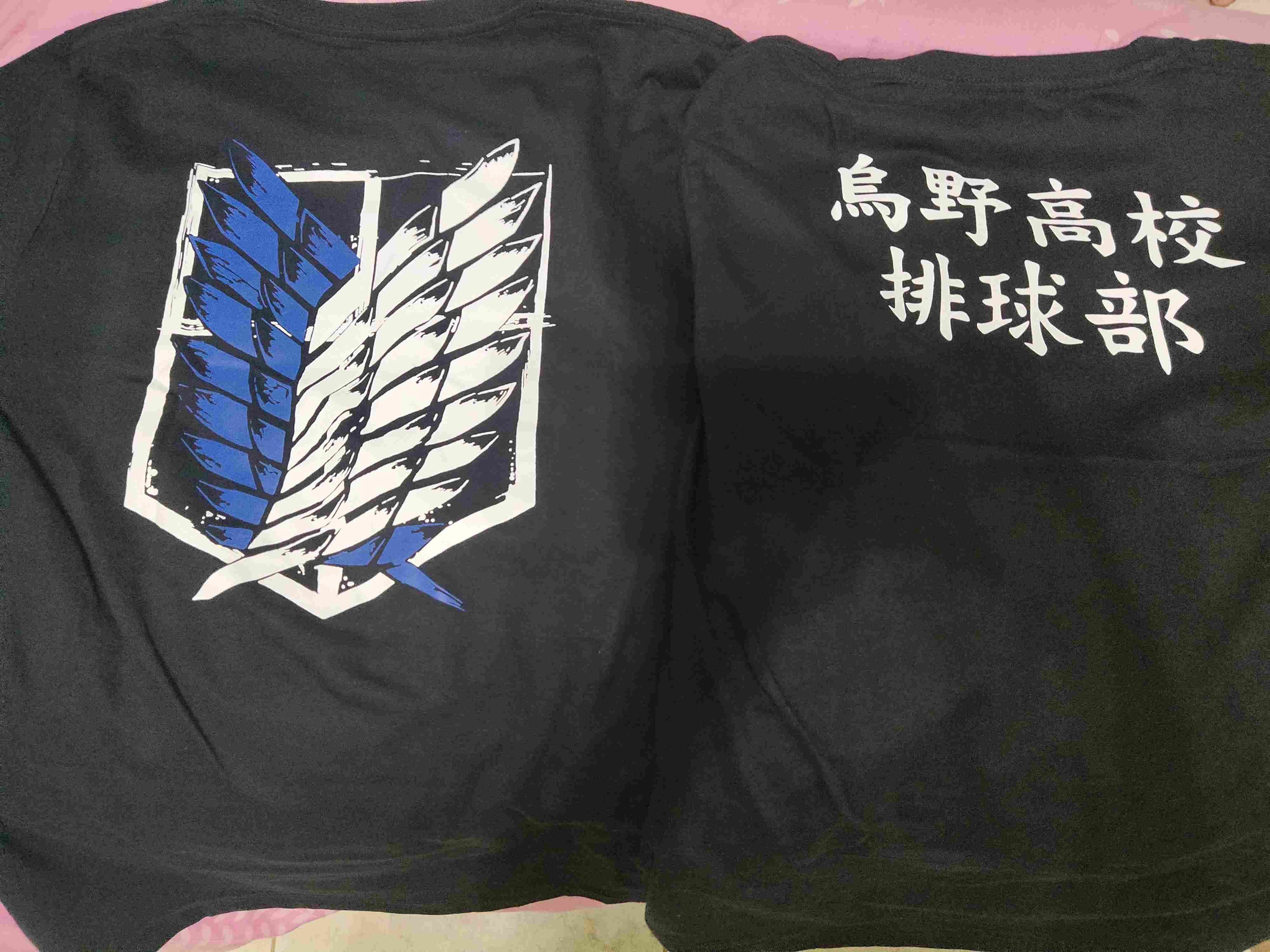  Kaos  Anime Haikyuu Karasuno High Volleyball  Club ics 