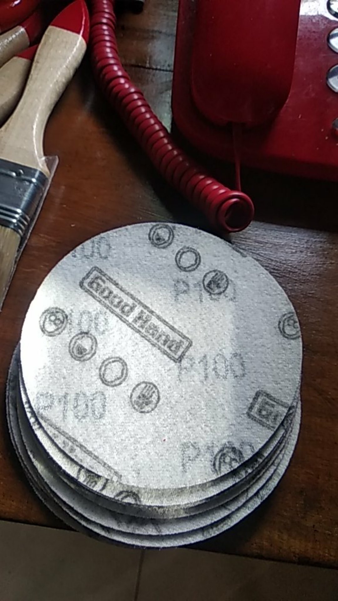 Amplas Tempel Velcro 4 In No 100 / Amplas Bulat