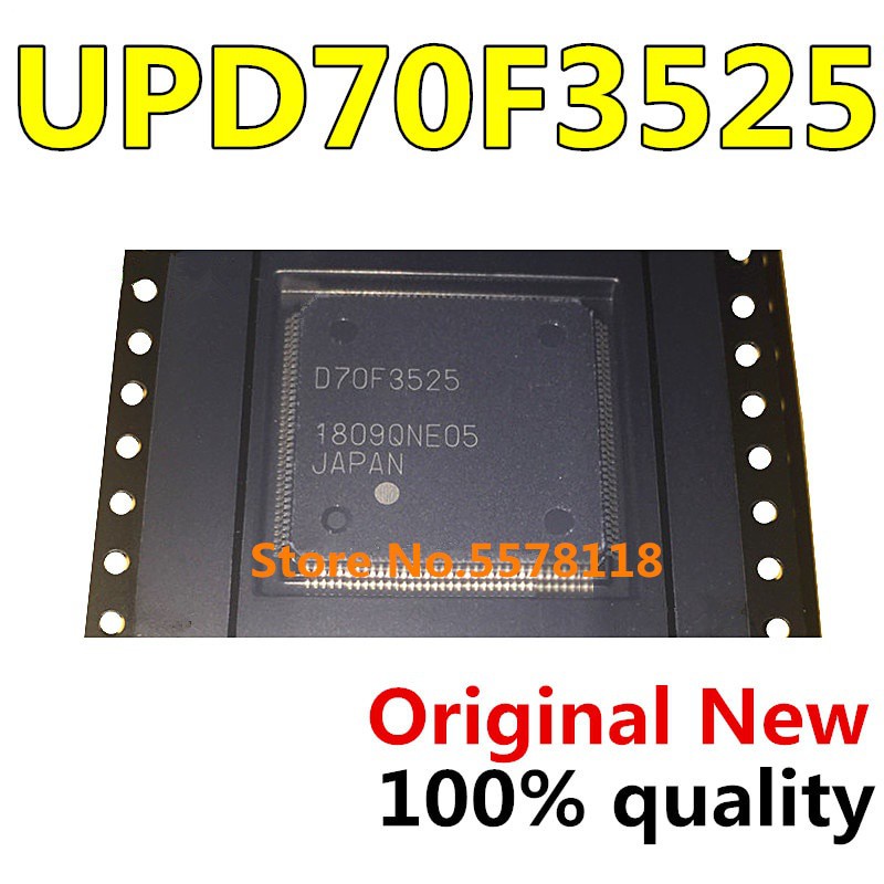 1pcs/lot100% Baru UPD70F3525 D70F3525 UPD70F3525GJA9-GAE-E2-Q-G TQFP-144 Chipset