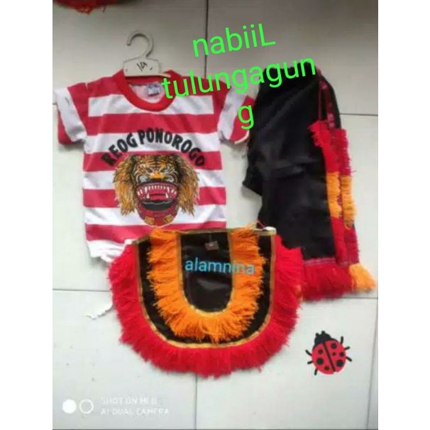 setelan kaos reog Ponorogo dan embong