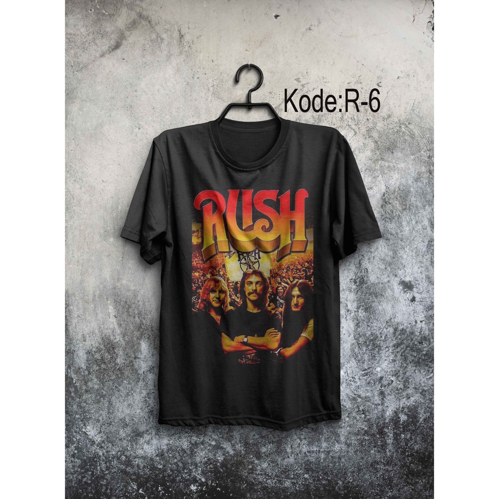 KAOS BAND RUSH TSHIRT MUSIK RUSH 06