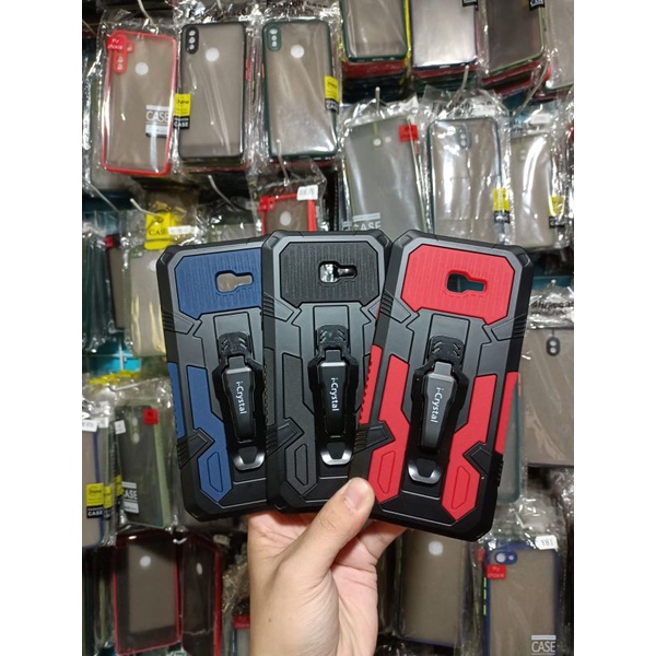 (MH)-SAMSUNG J4 PLUS Robot Silikon Ring Standing Cover Casing HP