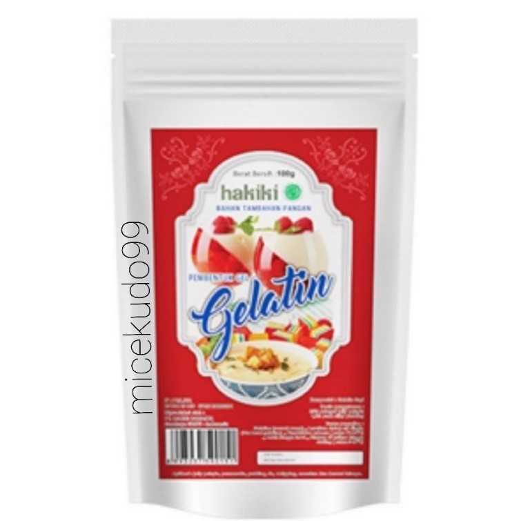 

HAKIKI GELATIN HALAL / GELATINE POWDER BUBUK / PENGEMULSI