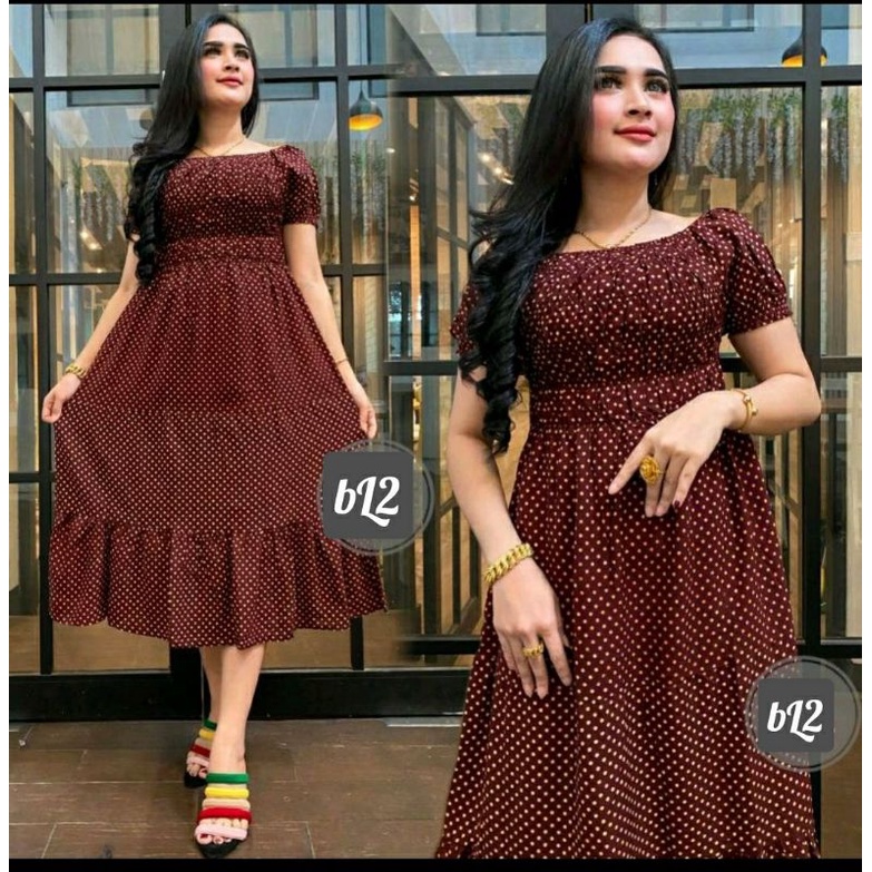 DRESS SMOK POLKA